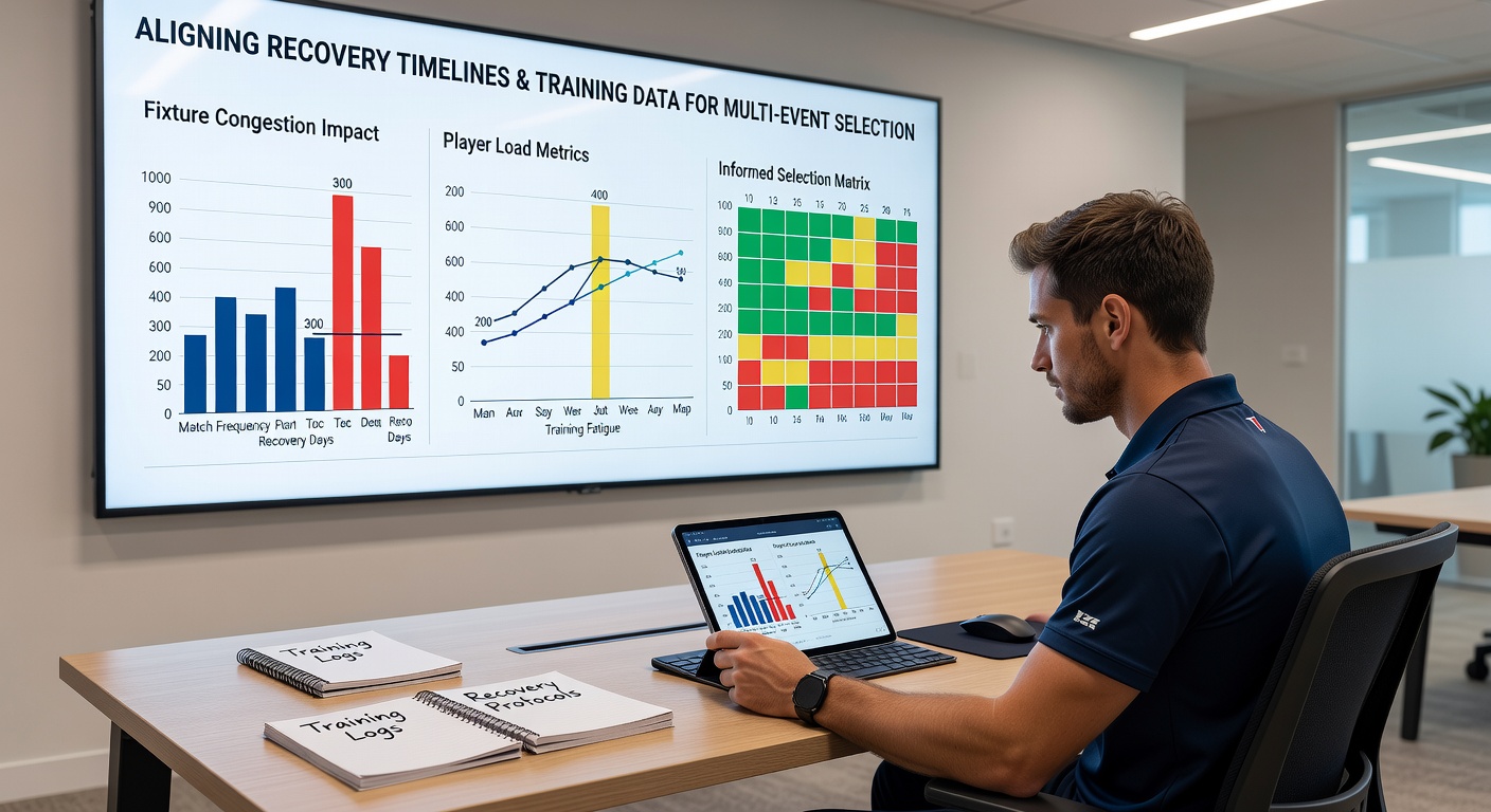 Graph integrating training load data with performance outcomes in congested periods