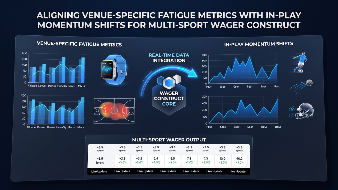 Graph displaying real-time momentum shifts aligned with fatigue thresholds in basketball and soccer matches