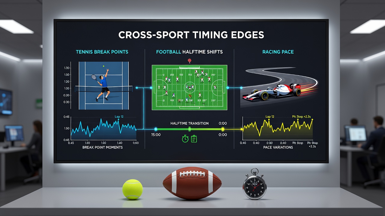 Diagram showing alignment of timing edges across three sports for accumulator stability
